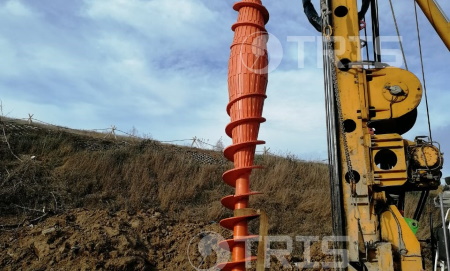 Auger Displacement Piling drilling tools fdp bauer HARD DISPLACEMENT DRILLING TOOLS FULL DISPLACEMENT PILE TECHNOLOGY FDP DDS CFA TECHNOLOGY in work